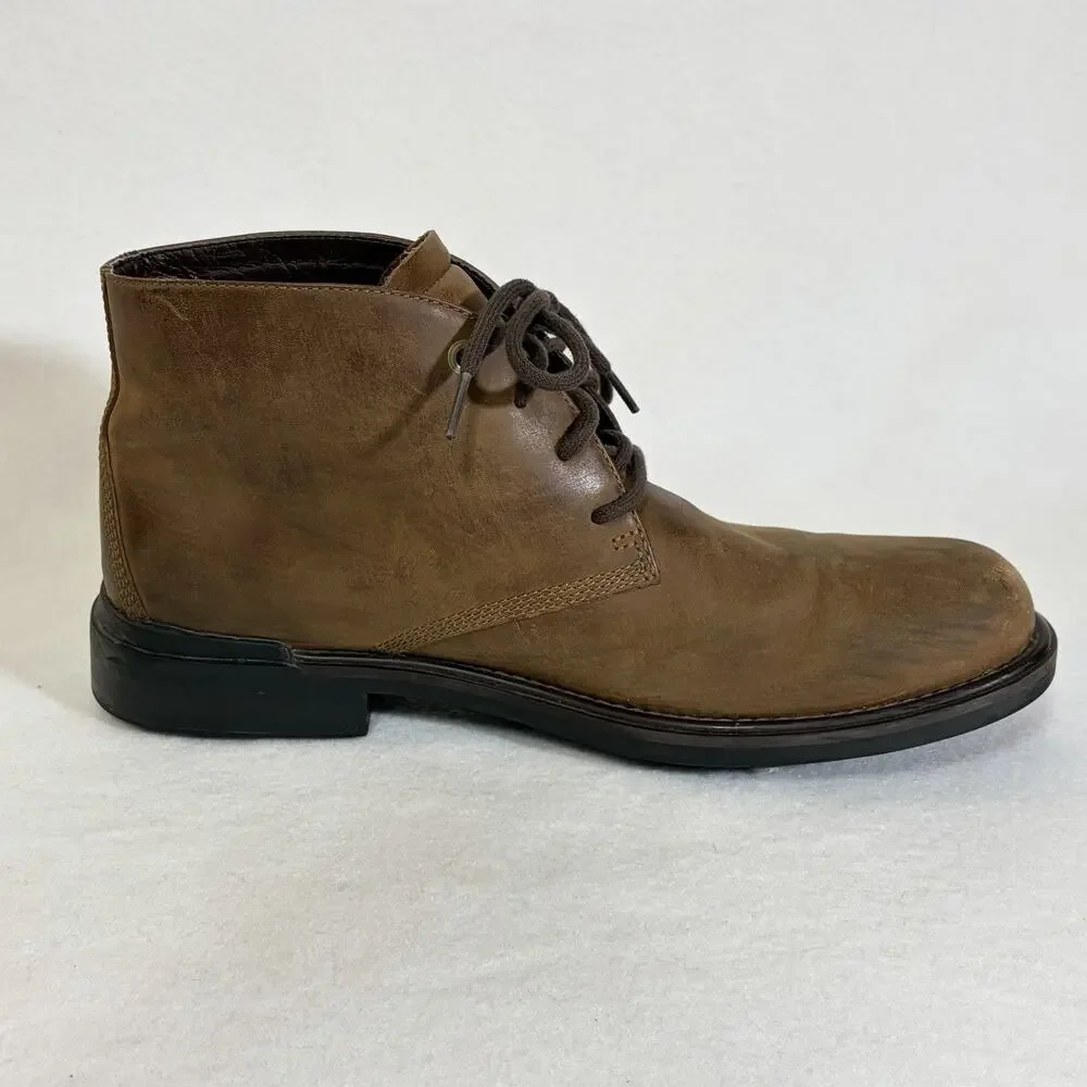 Timberland Chukka Boots Mens Size 10.5 Leather Waterproof Lace Up
